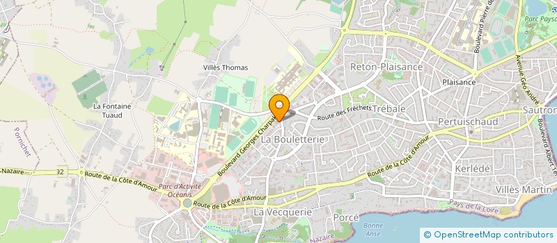 localisation de l'entreprise AMBITIOUS LADY à SAINT-NAZAIRE