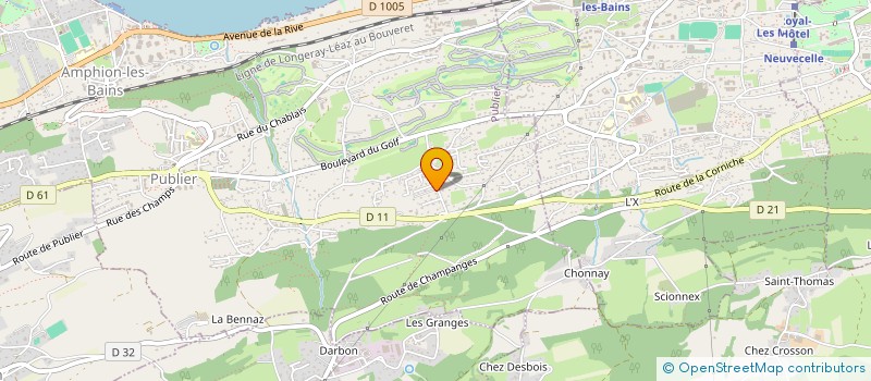 localisation de l'entreprise AMBJ à PUBLIER