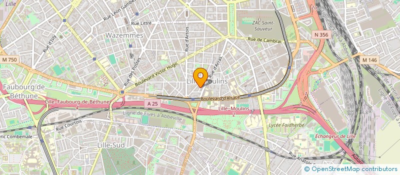 localisation de l'entreprise AMBJ à LILLE