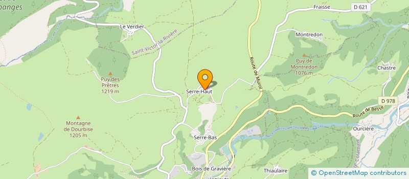 localisation de l'entreprise AMBLARD à BESSE ET SAINT ANASTAISE
