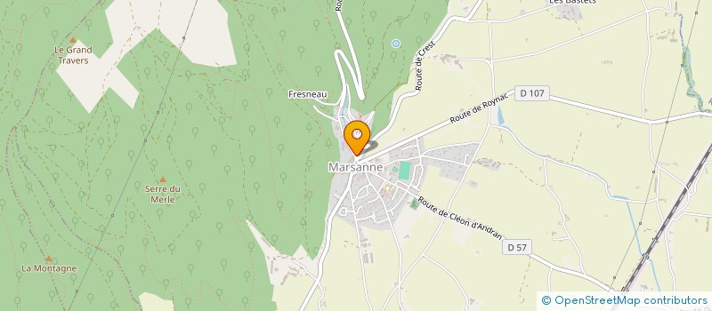 localisation de l'entreprise AMBLARD  MARSANNE