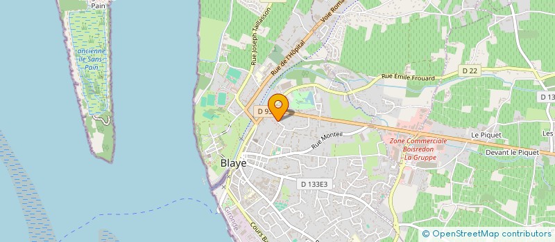 localisation de l'entreprise AMBLARD WILLIAM SERVICES  BLAYE