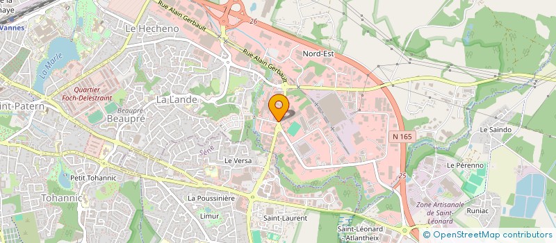 localisation de l'entreprise AMBLE à VANNES