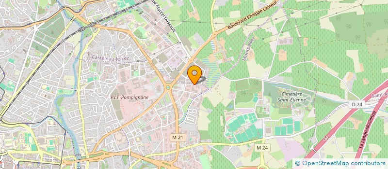 localisation de l'entreprise AMBLEM à MONTPELLIER