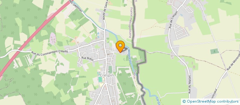 localisation de l'entreprise AMBLISE  CRESPIN