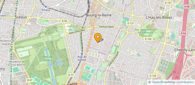 localisation de l'entreprise AMBLOU à BOURG-LA-REINE