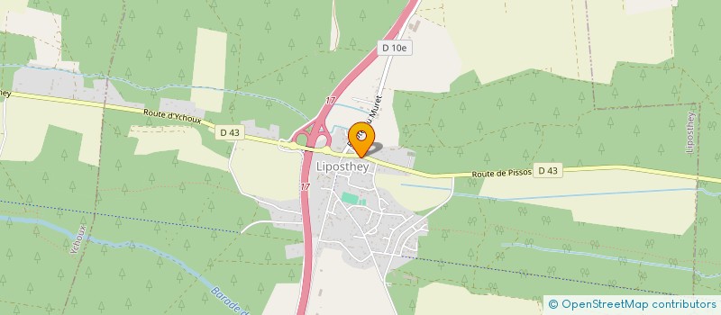 localisation de l'entreprise AMBM  LIPOSTHEY