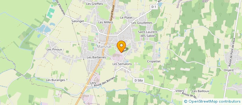 localisation de l'entreprise AMBN TRANSPORT à MANZIAT