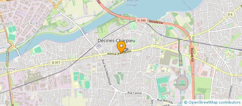 localisation de l'entreprise AMBNOLAIS  DECINES-CHARPIEU