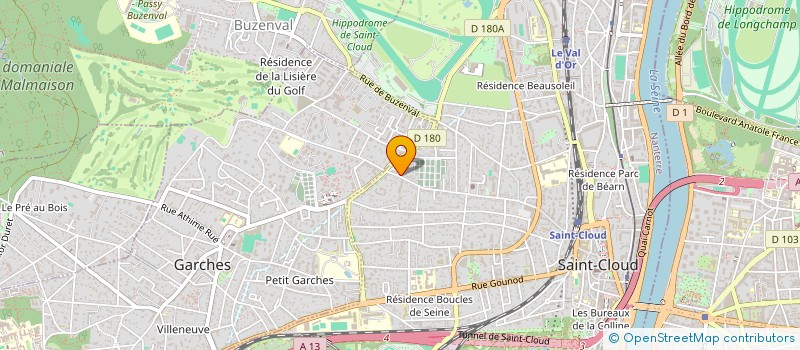 localisation de l'entreprise AMBO CONSEIL à SAINT-CLOUD