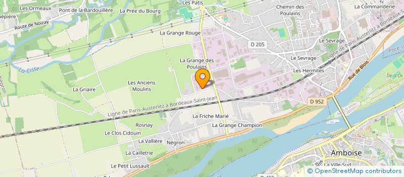 localisation de l'entreprise AMBOISE MAISONS ET MATERIAUX ECOLOGIQUES à NAZELLES-NEGRON