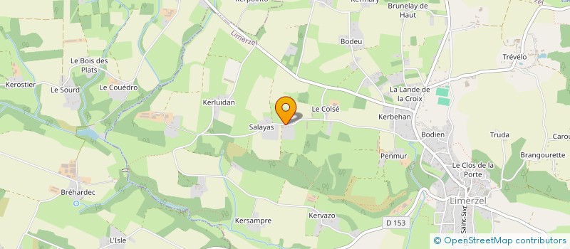 localisation de l'entreprise AMBON DAMGAN TAXIS  LIMERZEL