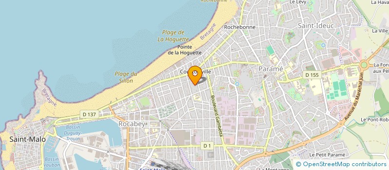 localisation de l'entreprise AMBRA  SAINT-MALO