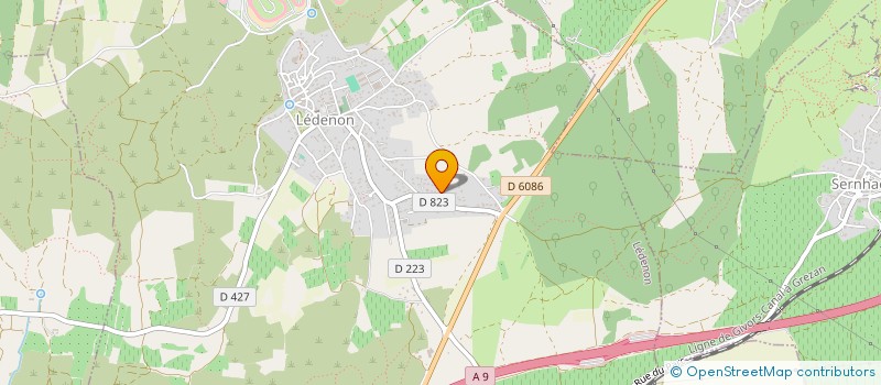 localisation de l'entreprise AMBRATHIS  LEDENON