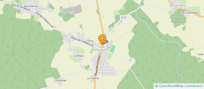localisation de l'entreprise AMBRAULT TAXIS à AMBRAULT