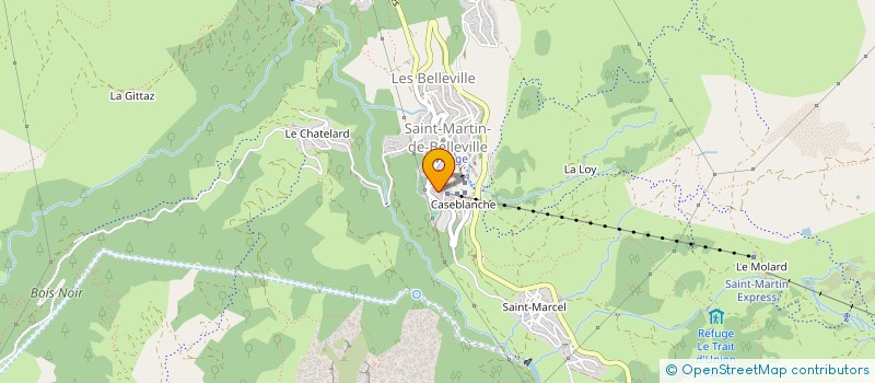 localisation de l'entreprise AMBRE  LES BELLEVILLE