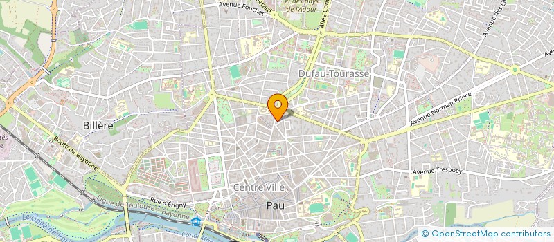 localisation de l'entreprise AMBRE  PAU