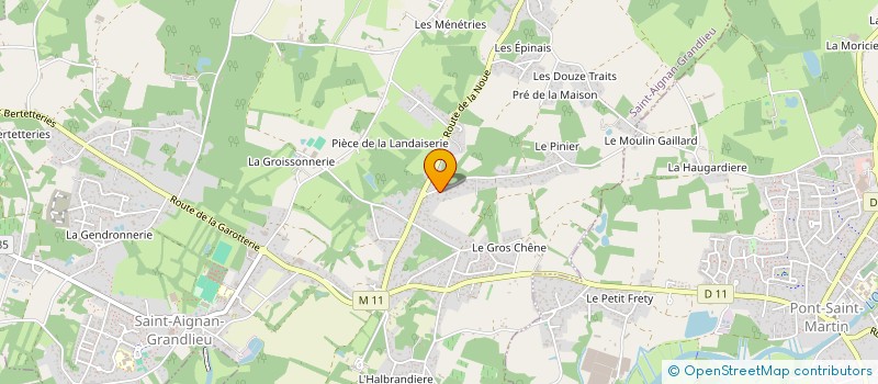 localisation de l'entreprise AMBRE  SAINT-AIGNAN-GRANDLIEU