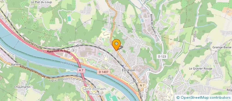 localisation de l'entreprise AMBRE à VIENNE