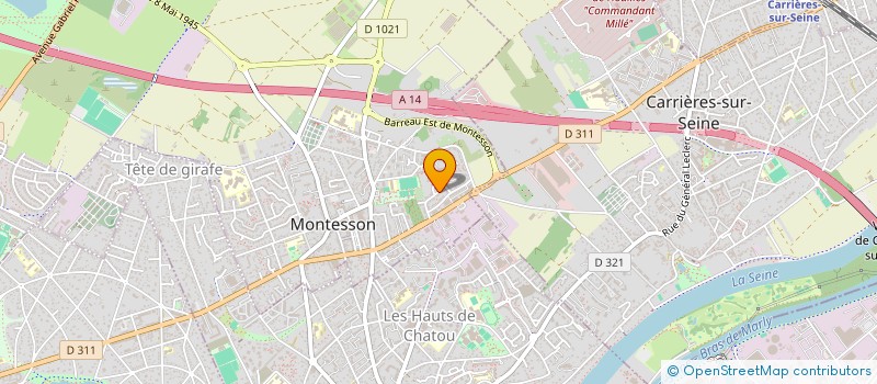 localisation de l'entreprise AMBRE  LE VESINET