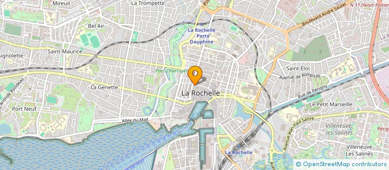localisation de l'entreprise AMBRE à LA ROCHELLE