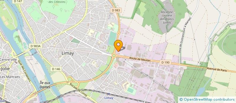 localisation de l'entreprise AMBRE  LIMAY