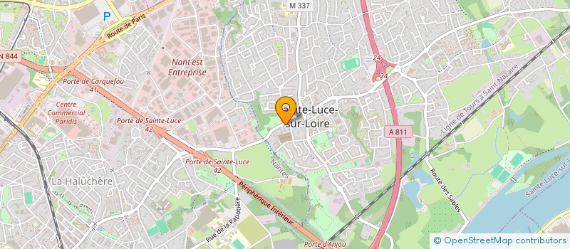 localisation de l'entreprise AMBRE  SAINTE-LUCE-SUR-LOIRE