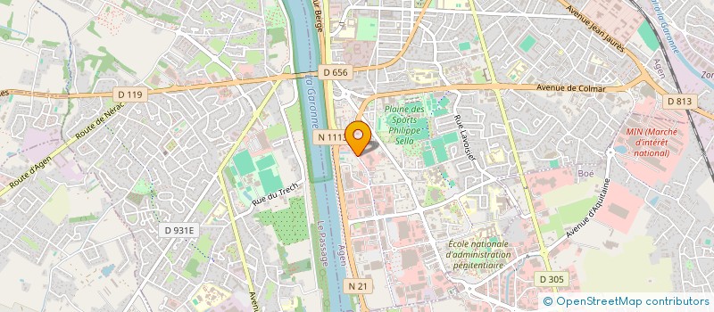 localisation de l'entreprise AMBRE à AGEN
