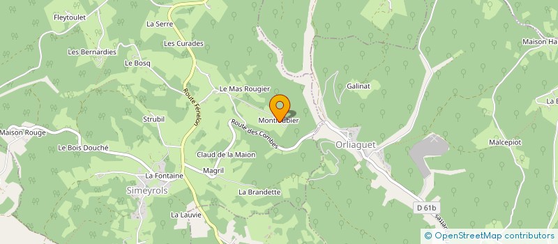 localisation de l'entreprise AMBRE  PRATS-DE-CARLUX