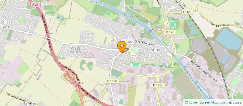 localisation de l'entreprise AMBRE  AUBY