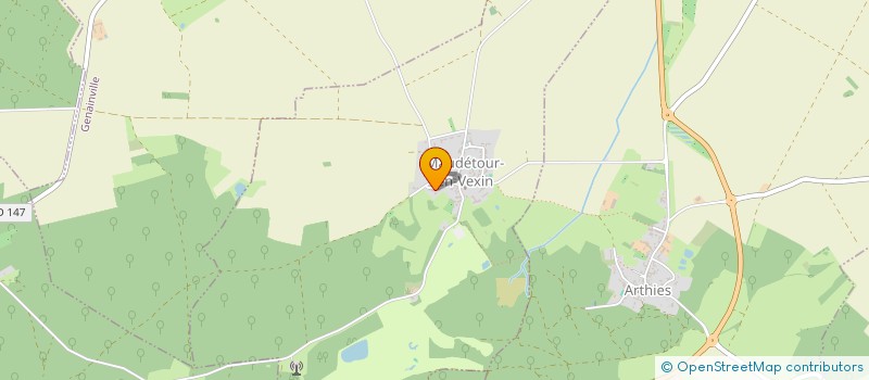 localisation de l'entreprise AMBRE  MAGNY-EN-VEXIN