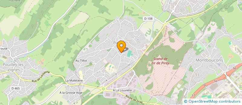 localisation de l'entreprise AMBRE  PIREY