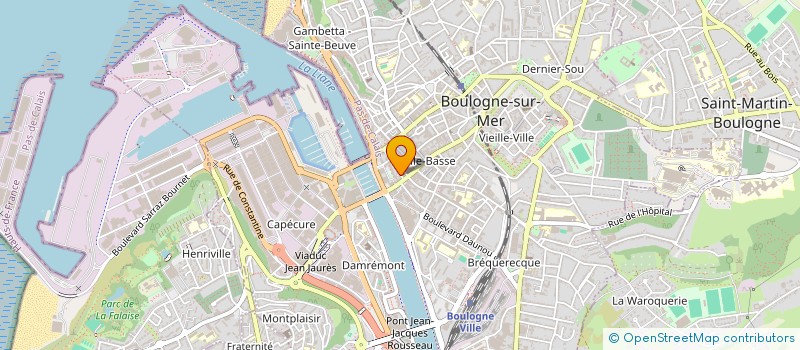 localisation de l'entreprise AMBRE  BOULOGNE-SUR-MER