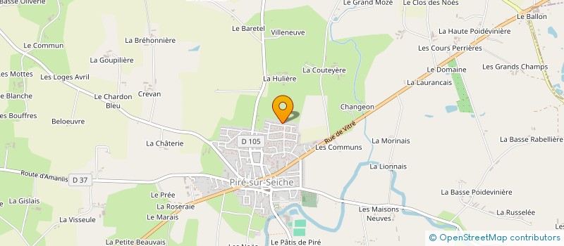 localisation de l'entreprise AMBRE  PIRE-CHANCE