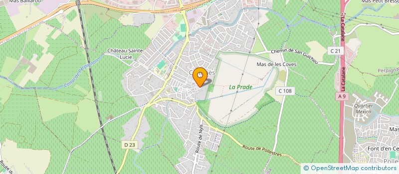 localisation de l'entreprise AMBRE  CANOHES