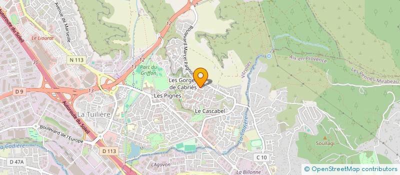 localisation de l'entreprise AMBRE à VITROLLES
