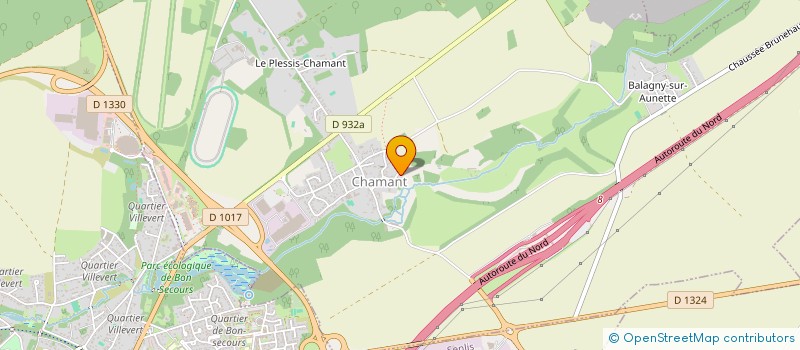 localisation de l'entreprise AMBRE  CHAMANT