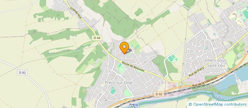 localisation de l'entreprise AMBRE  PRECY-SUR-OISE