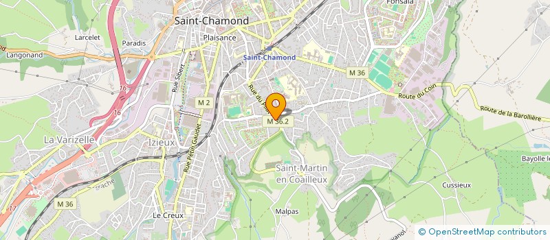localisation de l'entreprise AMBRE  SAINT-CHAMOND