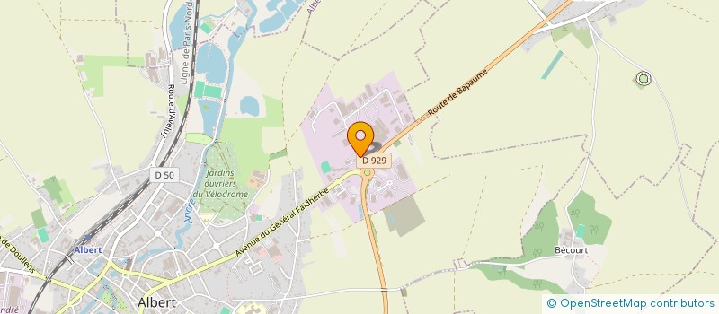 localisation de l'entreprise AMBRE  ALBERT