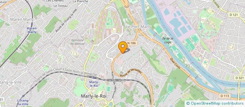 localisation de l'entreprise AMBRE  LE PORT-MARLY