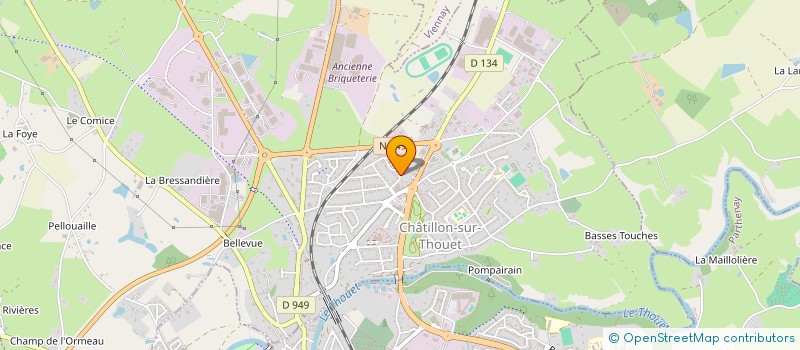 localisation de l'entreprise AMBRE  CHATILLON-SUR-THOUET