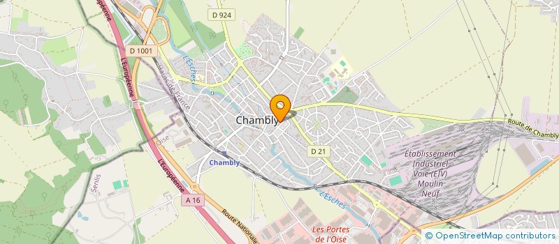 localisation de l'entreprise AMBRE  CHAMBLY