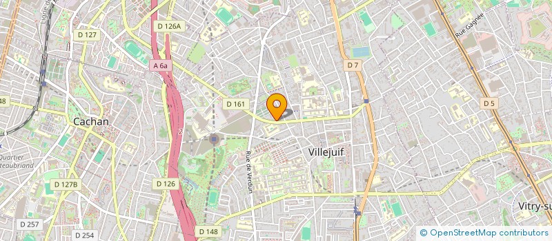 localisation de l'entreprise AMBRE ATELIER DE MENAGEMENT BIOREGIONAL ET ECOSYSTEMIQUE à VILLEJUIF