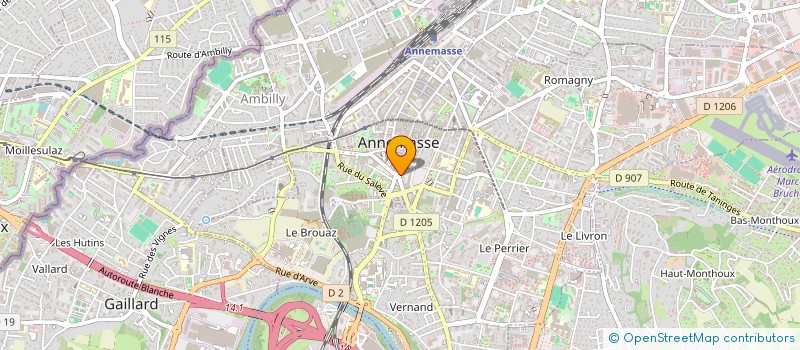 localisation de l'entreprise AMBRE C à ANNEMASSE