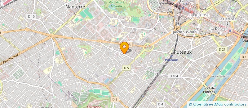 localisation de l'entreprise AMBRE CHINOISE  NANTERRE