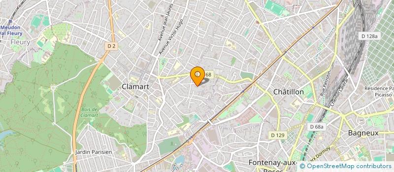 localisation de l'entreprise AMBRE DEMIGNE DECORATION à CLAMART