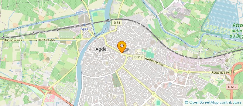 localisation de l'entreprise AMBRE DU SUD à AGDE