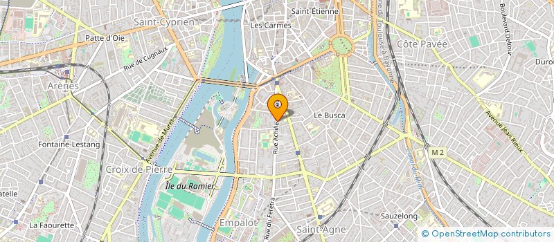 localisation de l'entreprise AMBRE ET AZUR à TOULOUSE