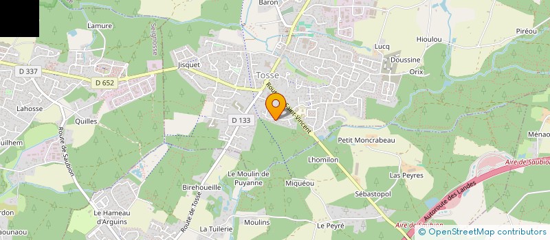 localisation de l'entreprise AMBRE & FRIENDS  TOSSE